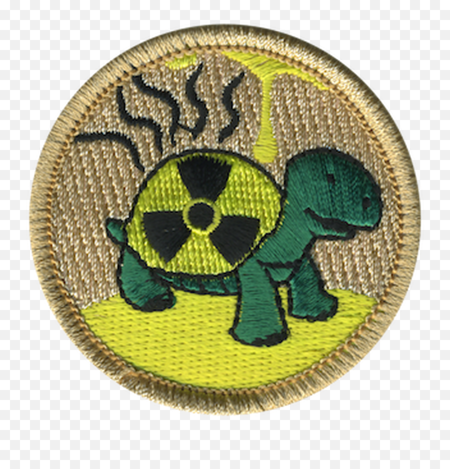 Radioactive Turtle Patrol Patch - Emblem Png,Radioactive Logo