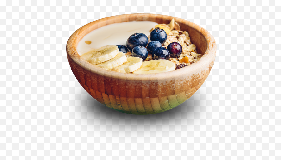 Download Background Porridge Oatmeal - Granola Yoghurt Banana Blueberries Png,Oatmeal Png