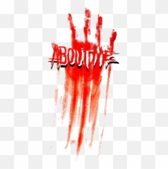 Download Bunnie Von Terror - Bloody Hand Print png