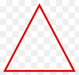 Triangle Outline Misc Textures For Photoshop - Orange Fire Symbol Alchemy png