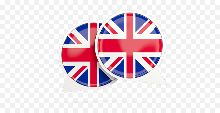 Round Chat Icon Illustration Of Flag United Kingdom - Flag Button Uk Flag Png,Chat Icon Png