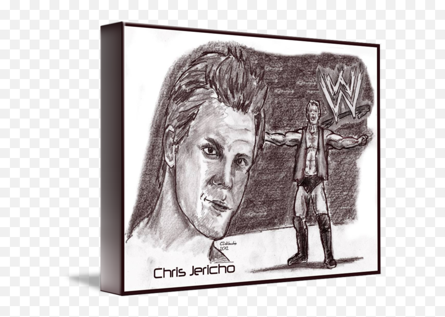 Chris Jericho Yj By Christopher Delvecchio - Sketch Png,Chris Jericho Png