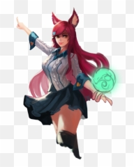 League Of Legends Academy Ahri Disney - Fictional Character Png,Ahri Transparent
