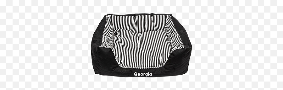 Small Pet Bed Black Stripes - Unisex Png,Black Stripes Png