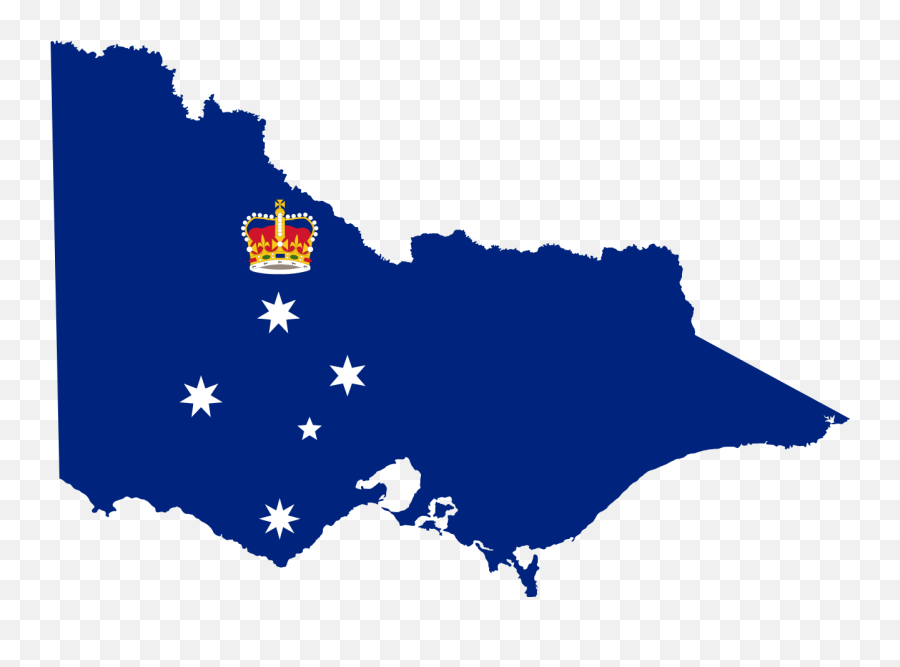 Download Hd Flag - Map Of Victoria Victoria Vector Victoria Australia Flag Map Png,Uruguay Flag Png