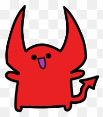 Doodle Demon Products From Teespring - Cute Devil Cartoon Png