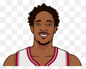 Demar Derozan In The Last 10 Games - Demar Derozan Cartoon Face Png,Demar Derozan Png