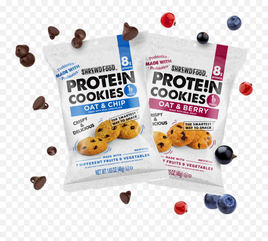 Protein Cookies Oat Chip And - Protein Cookies Png,Icon Meals Protein Cookie