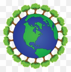 Encircled Clipart Earth Clip Art Vector - Save Life Save Tree Png,Earth Logo Png