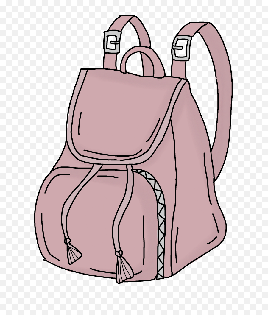 Handbag Backpack Free Clipart Hd - School Tumblr Png,Backpack Clipart Png