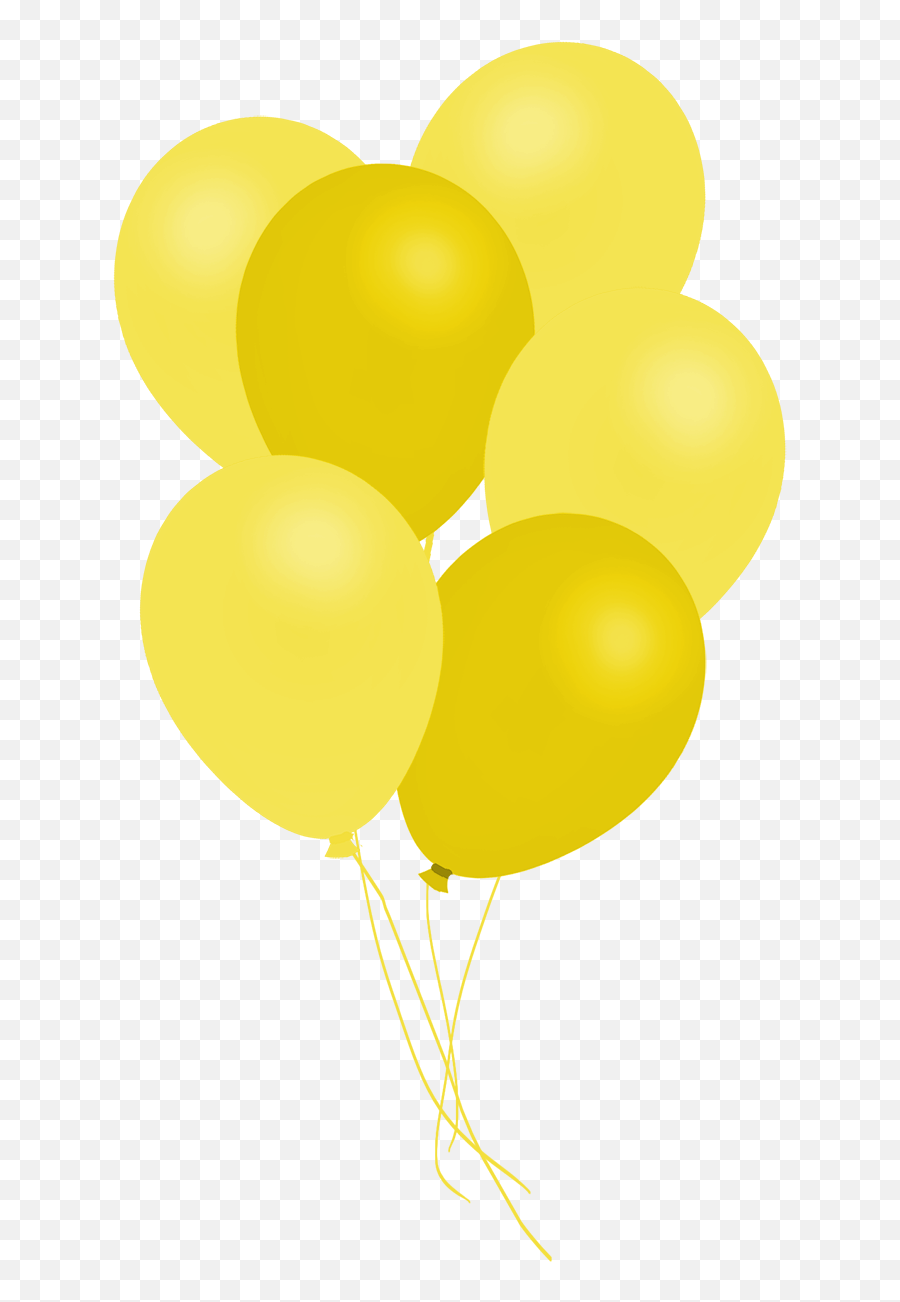 Balloon Clipart - Yellow And White Balloons Png,Gold Balloon Png