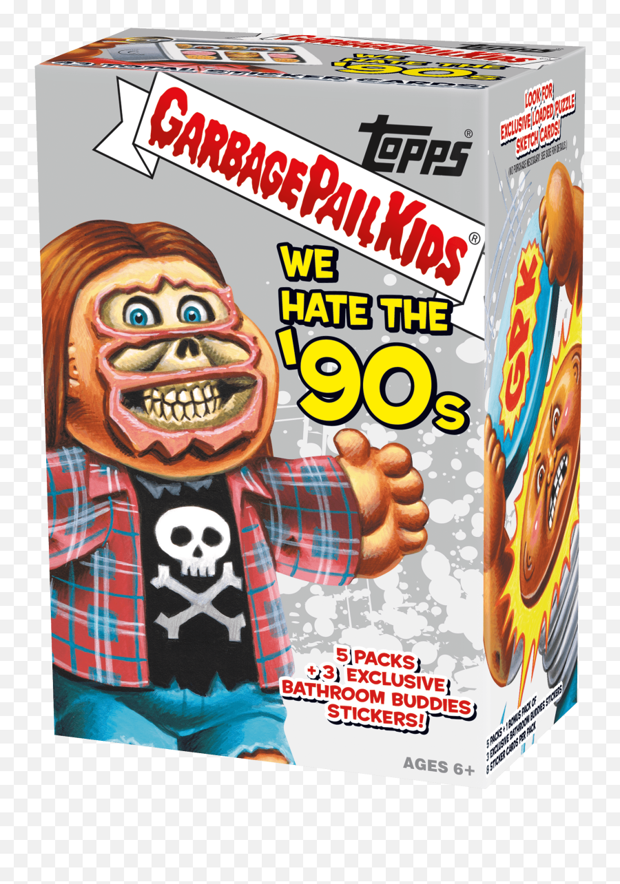 Garbage Pail Kids We Hate The 90s - Garbage Pail Kids Cards Box Png,Boy Icon Of The 90s
