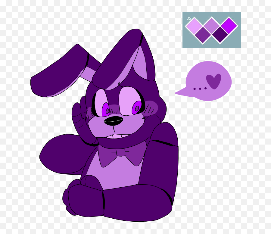 Stay Calm Fnaf Art Characters - Bonnie Color Palette Png,Darkiplier Icon
