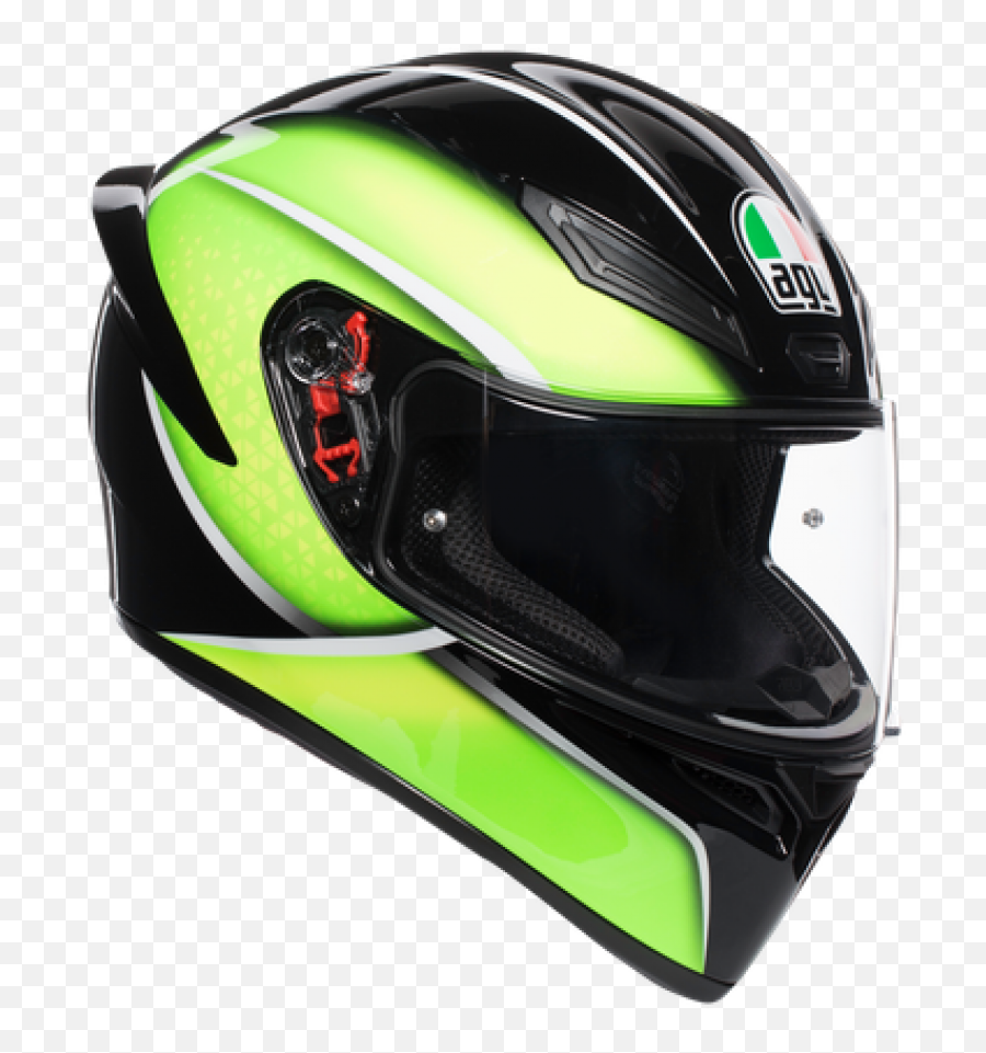 Full - Face Helmet Agv K1 Multi Qualify Blacklime Agv K1 Qualify Black Lime Png,Icon Airmada Shell Sizes