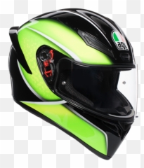 Full - FACE HELMET AGV K1 MULTI QUALIFY BLACKLIME Agv Qualify Black Lime png