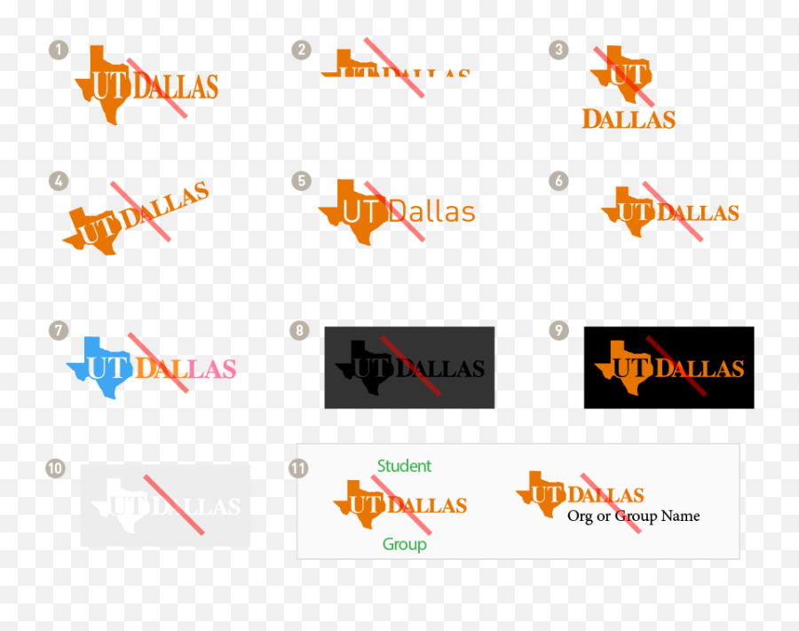 Ut Dallas Logos Png Texas Silhouette