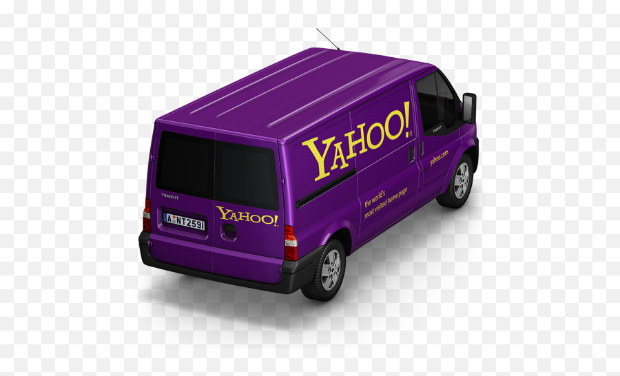 Yahoo Van Back Icon Container 4 Cargo Vans Iconset - Purple Van Icon Png,Rifling Icon