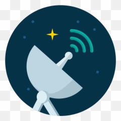 Satelite Radar Icon Vector - Camera Full Size PNG Download