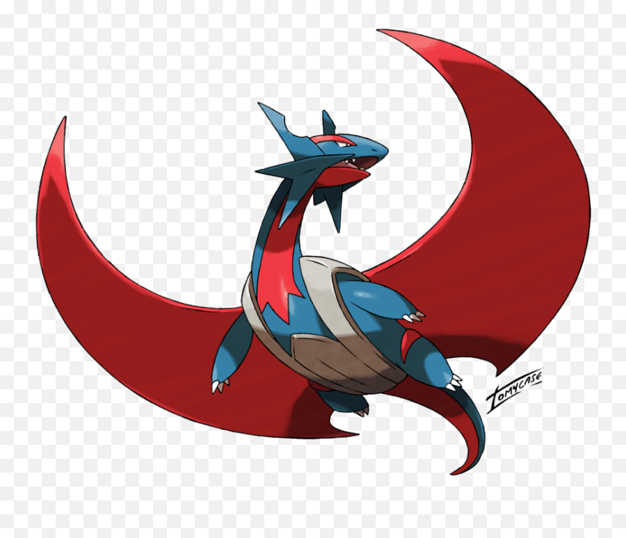 Download Rt For Mega Salamence Vs Fav - Pokemon Salamence Mega Evolution Png,Tyranitar Png