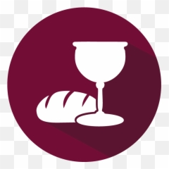 Easter Calvary Church Of Santa Ana - Champagne Glass png