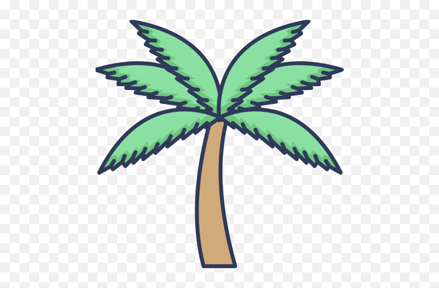Palm Tree - Free Nature Icons Fresh Png,Palm Leaf Icon
