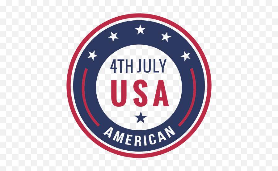 4th Of July Usa Badge Design Transparent Png U0026 Svg Vector - American,Fourth Of July Icon