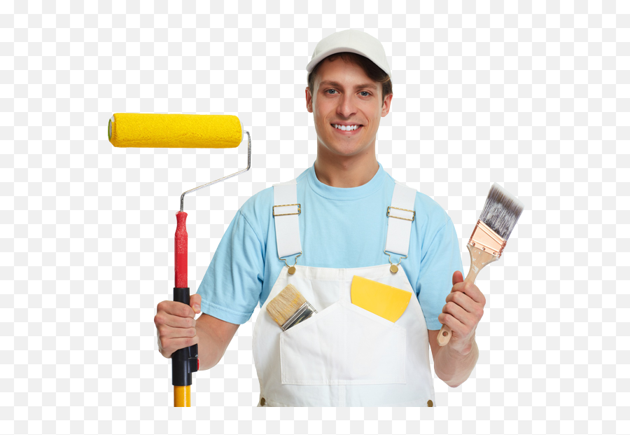 Guy With Paint Roller Png Image