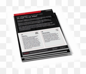Managed Service Provider Msp It Management And Cybersecurity - Document png