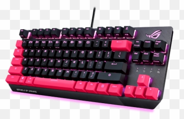 Asus Republic Of Gamers Announces Sizzling Electro Punk - Rog Strix Scope Tkl png