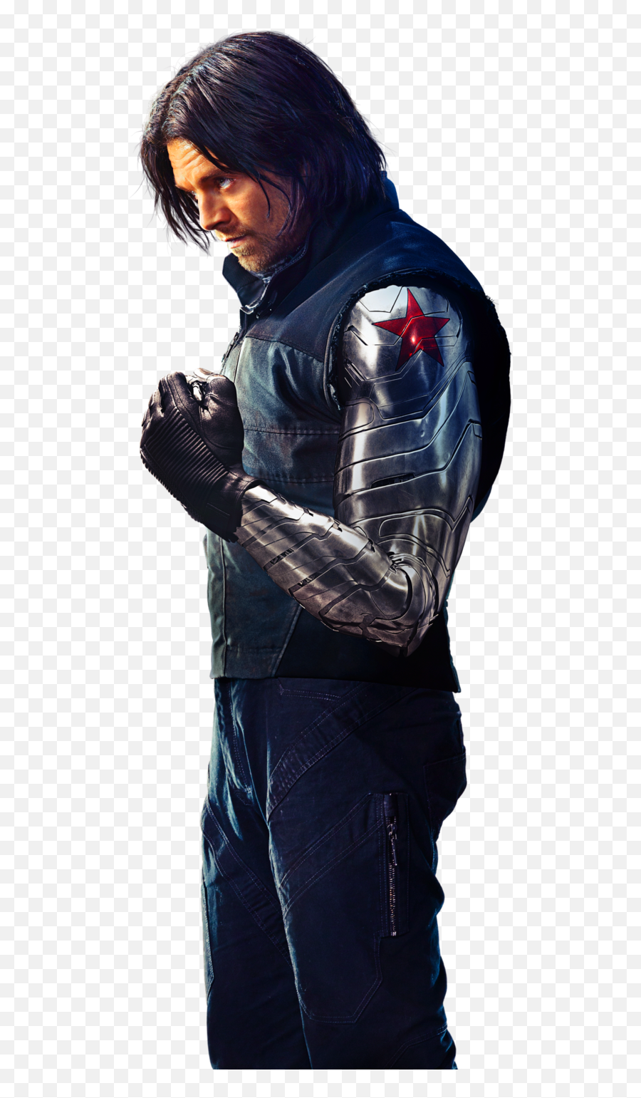 Download Sebastian Winter America Barnes Soldier Bucky Stan - Bucky Barnes Png,Blue Icon Motorcycle Jacket