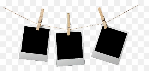 Download Report Abuse - Transparent Hanging Polaroid Png 3 Frame