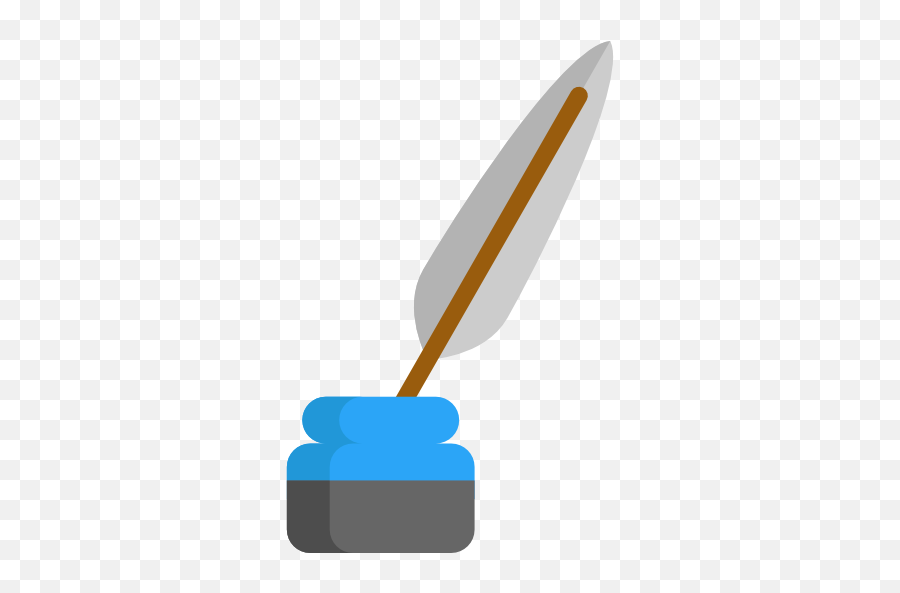 Writer Education Writing Ink Quill Icon - Solid Png,Quill Icon
