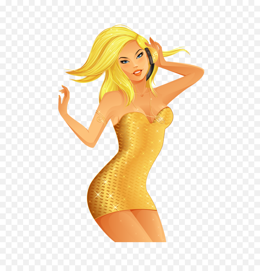 Hot Girl Cartoon Png Clipart - Sexy Girl Animated,Hot Woman Png