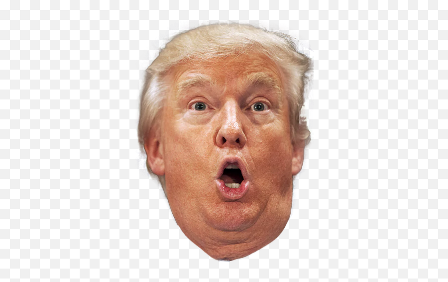 Surprised Face Trump Png Transparent - Cut Out Trump Face,Face Png
