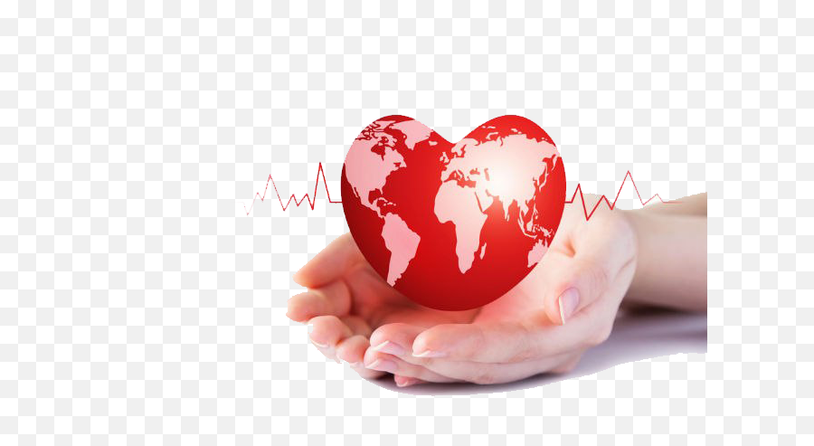 World Heart Day Transparent Background Png Mart - World Map,Hearts With Transparent Background