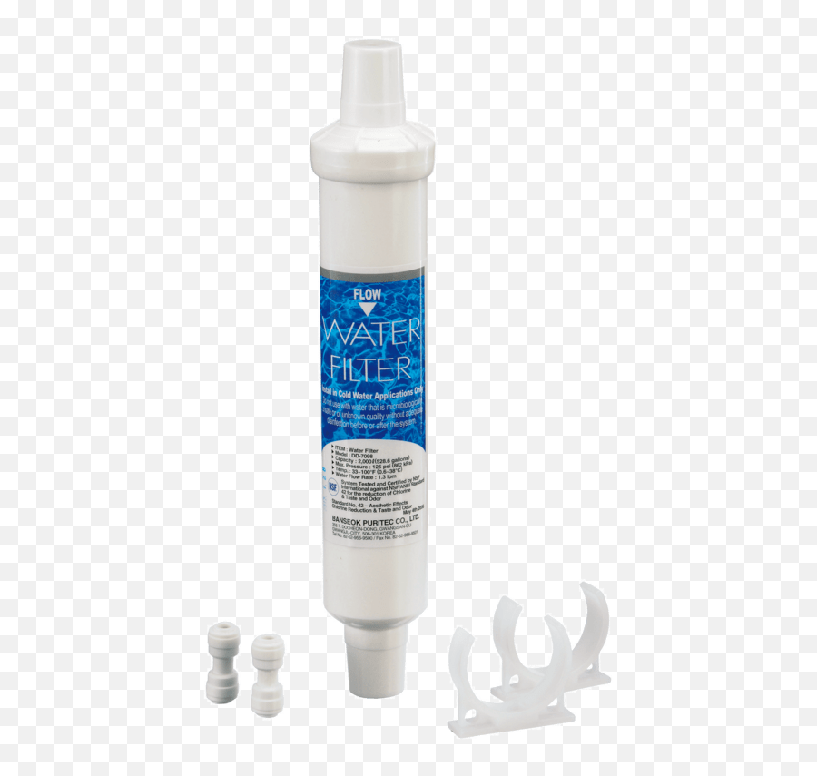 External Water Filter For American - Style Fridgefreezers Certified With Nsfansi 42 Standard 00750558 Water Filter Png,Ink In Water Png