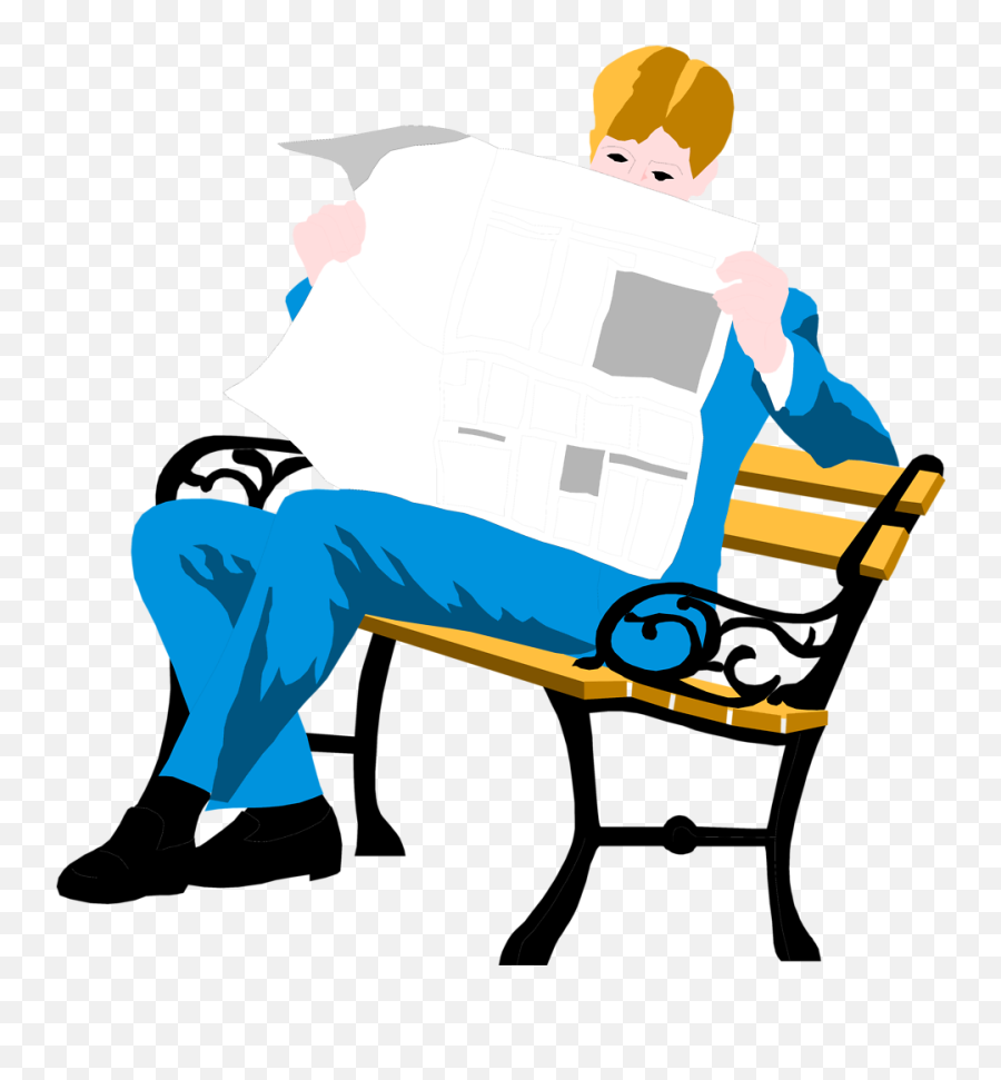 Newspaper Clipart Png Transparent - People Reading Newspaper Png,Newspaper Clipart Png