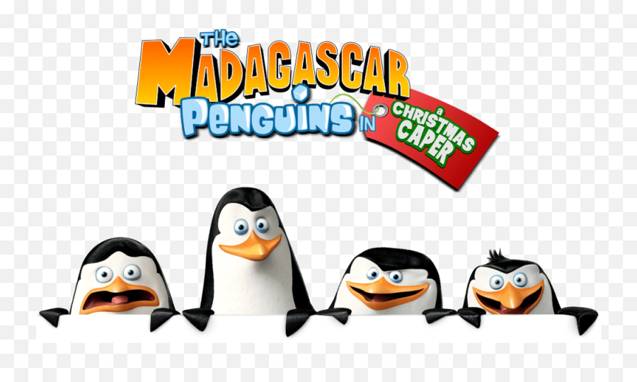 The Madagascar Penguins In A Christmas - Madagascar Penguins In A Christmas Caper Logo Png,Penguin Png