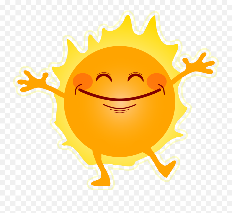 Clip Art - Happy Sun Vector Png,Happiness Png