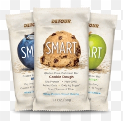 Gluten Free Smart Whole Grain Oatmeal Bars Detourbarcom - Cookie Dough Protein Bars Costco Png,Oats Png