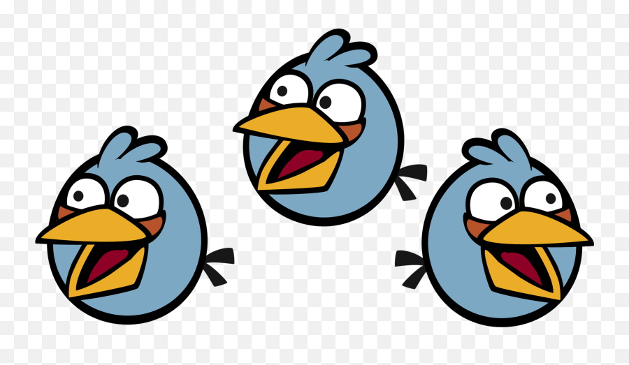 Download Hd Blue Jay Clipart Angry - Angry Birds Game The Angry Birds Game Blues Png,Blue Jay Png