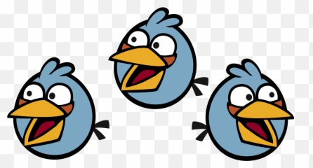 Download Hd Blue Jay Clipart Angry - Angry Birds Game The Angry Birds Game Blues Png,Blue Jay Png