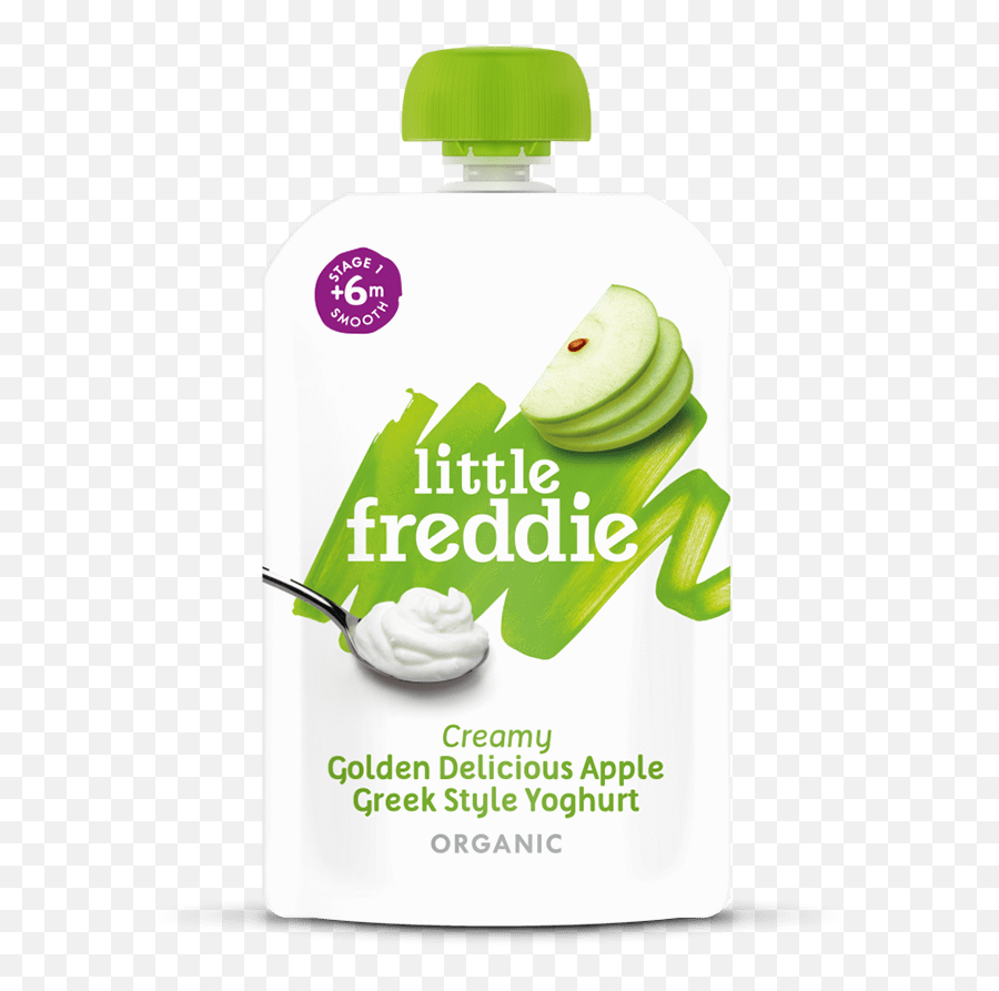 Little Freddie Golden Delicious Apple With Greek Style Yoghurt - Little Freddie Exotic Coconut Png,Golden Apple Png
