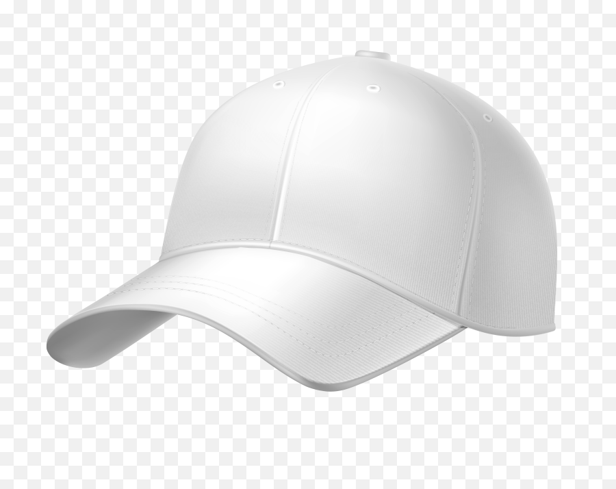 White Plain Baseball Cap Png Clipart - White Baseball Cap Png,Baseball Cap Png