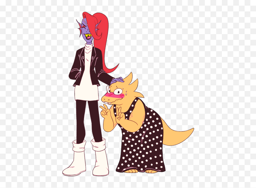 Download Undyne And Alphys By Likeaspinaltap - Undyne Undertale Undyne And Alphys Png,Undyne Png