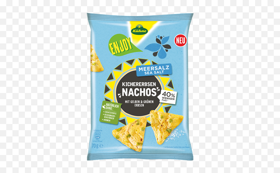 Enjoy Chickpeas - Nachos Sealsalt Kühne U2013 Made With Love Kühne Kichererbsen Nachos Png,Nachos Png