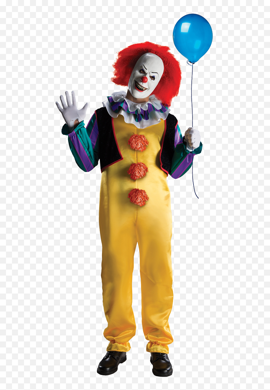 Classic Pennywise Costume - Clown Halloween Costume Png,Pennywise Transparent