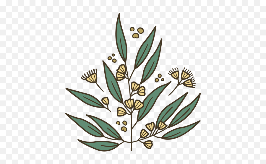 Yellow Flowers Plant Illustration - Transparent Png U0026 Svg Clip Art,Yellow Flowers Png