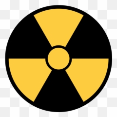 Radioactive Icon - Clip Art Nuclear Energy Symbol png