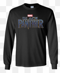 Marvel Black Panther Movie Title Logo Graphic T - Shirt T Liverpool Goalkeeper Kit Long Sleeve Png,Black Panther Logo